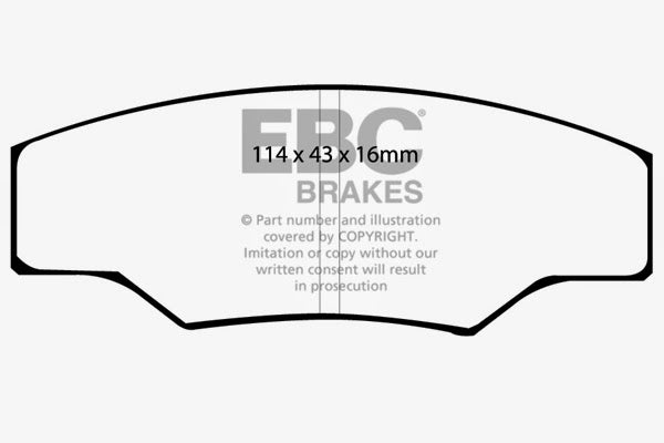 EBC DP2003 Greenstuff 2K Pads