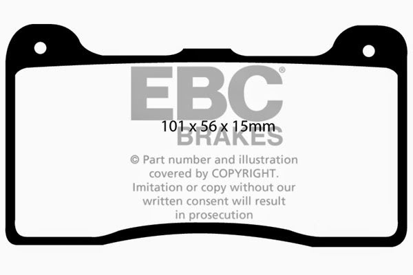 EBC DP2039 Greenstuff 2K Pads