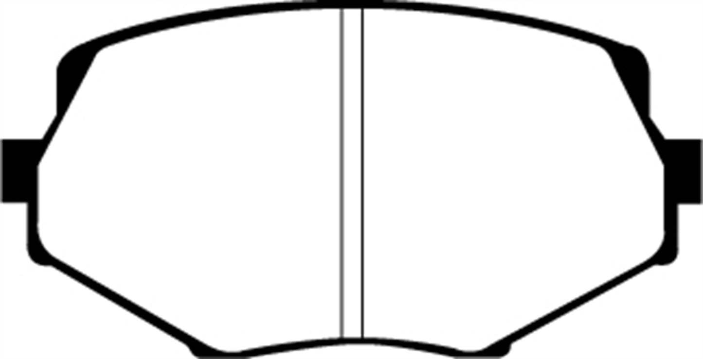 EBC DP21002 Greenstuff 2000 Series Sport Brake Pads