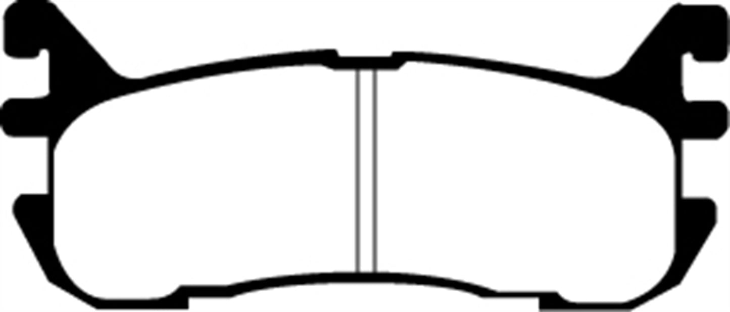 EBC DP21003 Greenstuff 2000 Series Sport Brake Pads