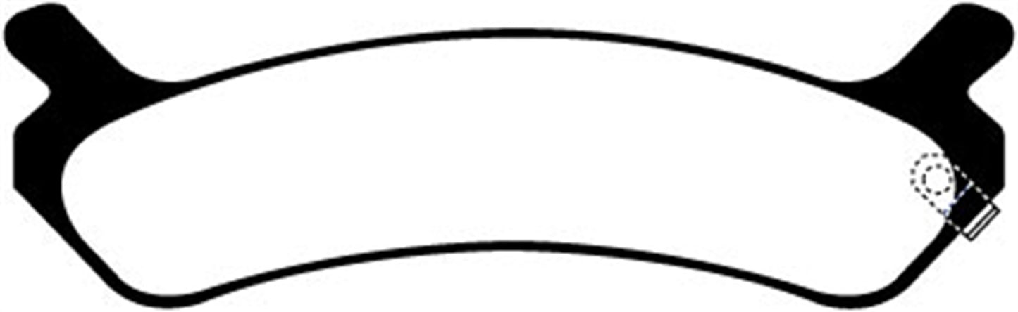 EBC DP21017 Greenstuff 2000 Series Sport Brake Pads