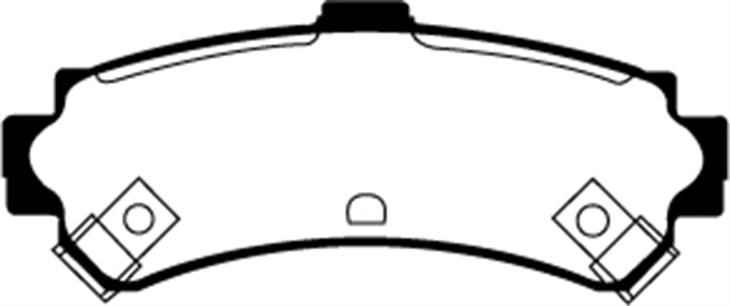 EBC DP21067 Greenstuff 2000 Series Sport Brake Pads