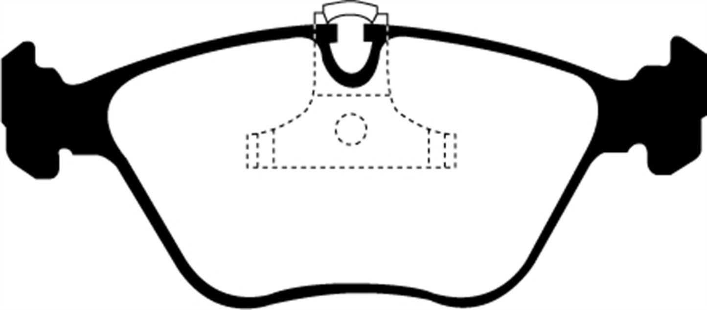 EBC DP21089 Greenstuff 2000 Series Sport Brake Pads