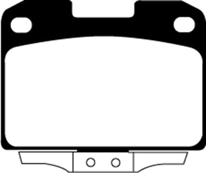 EBC DP21098 Greenstuff 2000 Series Sport Brake Pads
