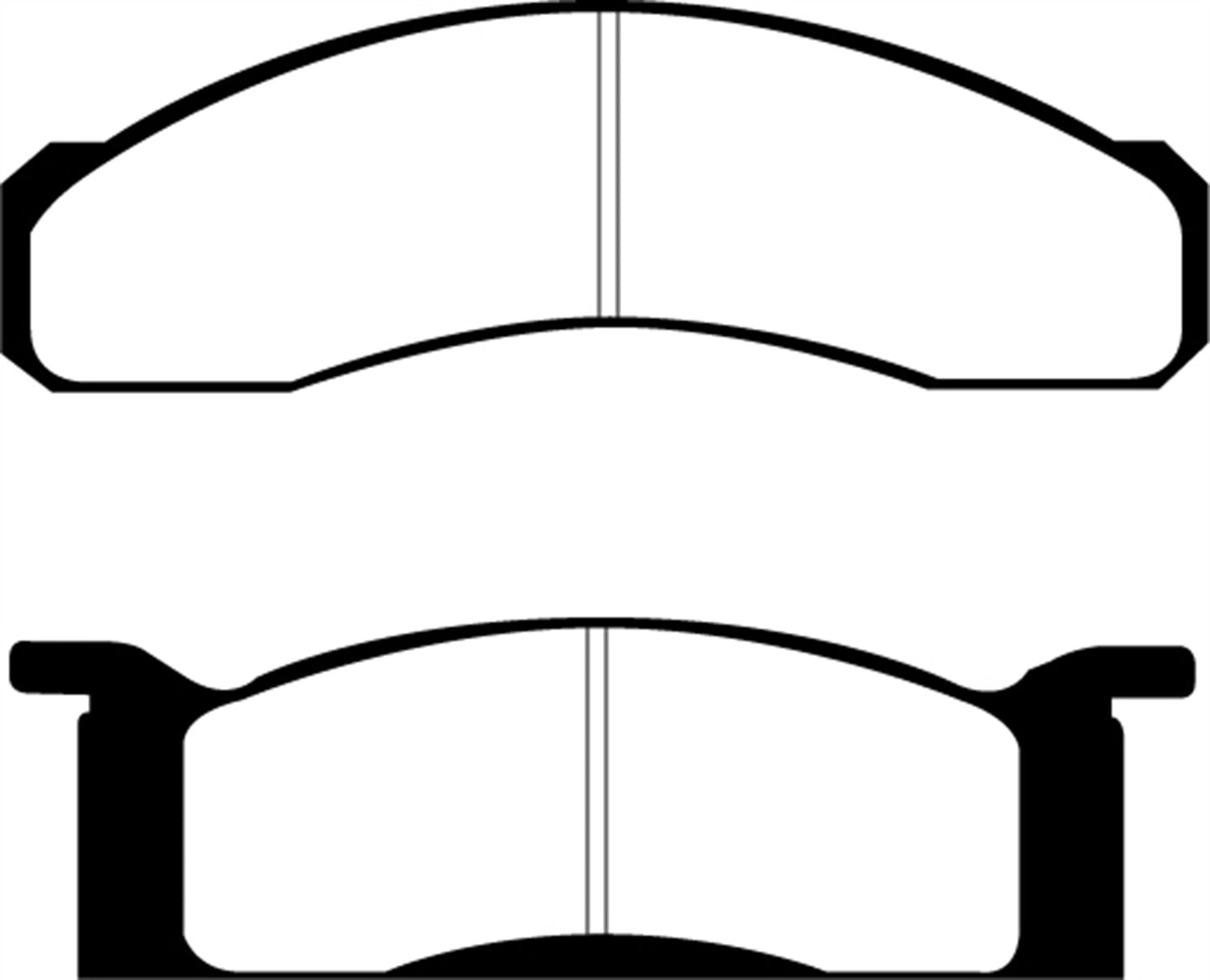 EBC DP21158 Greenstuff 2000 Series Sport Brake Pads