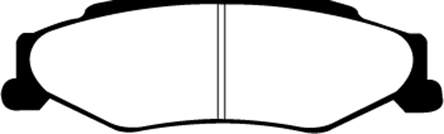 EBC DP21160 Greenstuff 2000 Series Sport Brake Pads