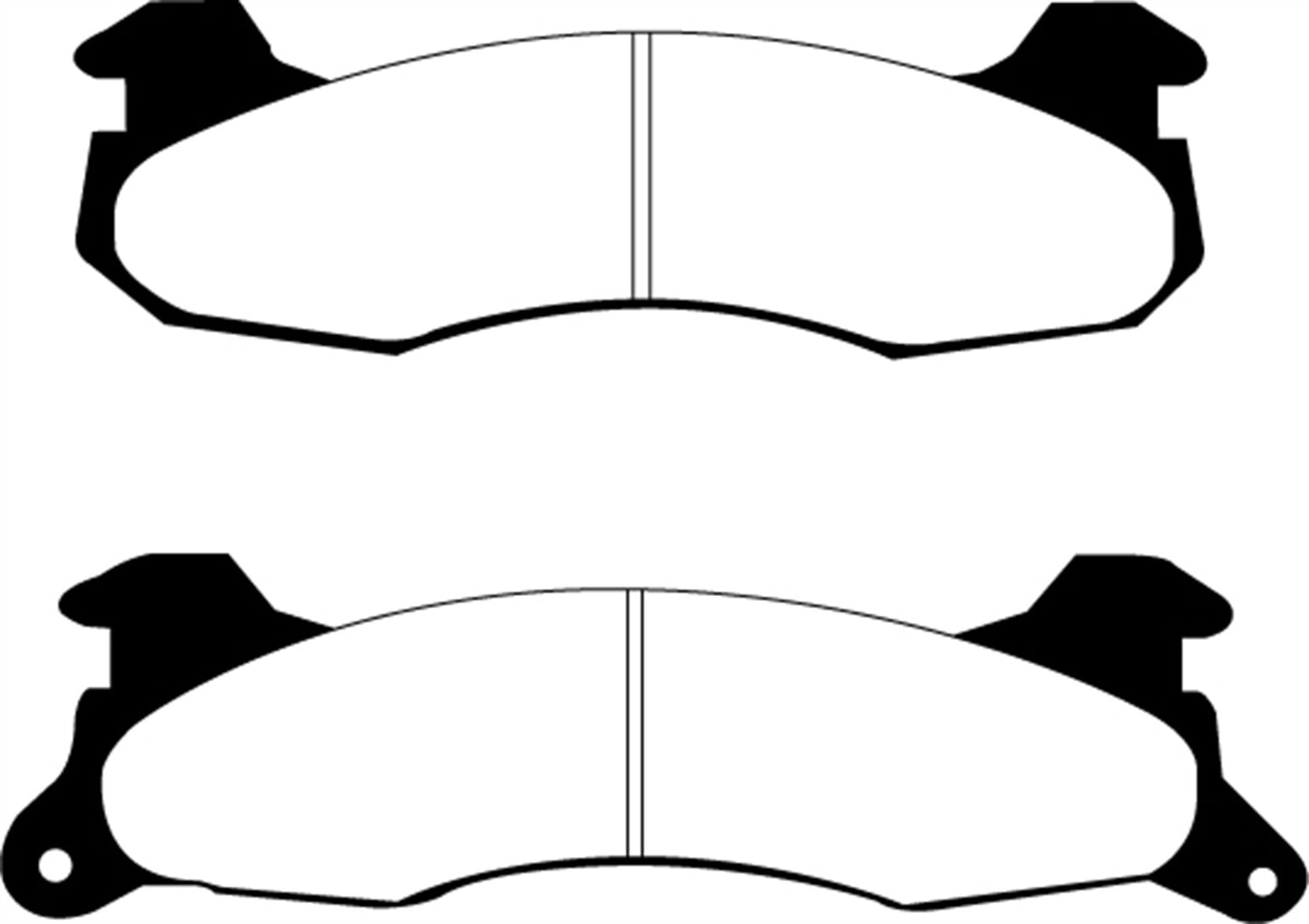 EBC DP21161 Greenstuff 2000 Series Sport Brake Pads