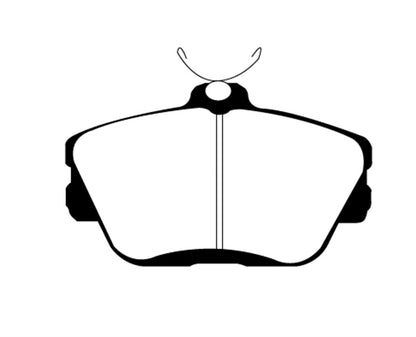 EBC DP21168 Greenstuff 2000 Series Sport Brake Pads