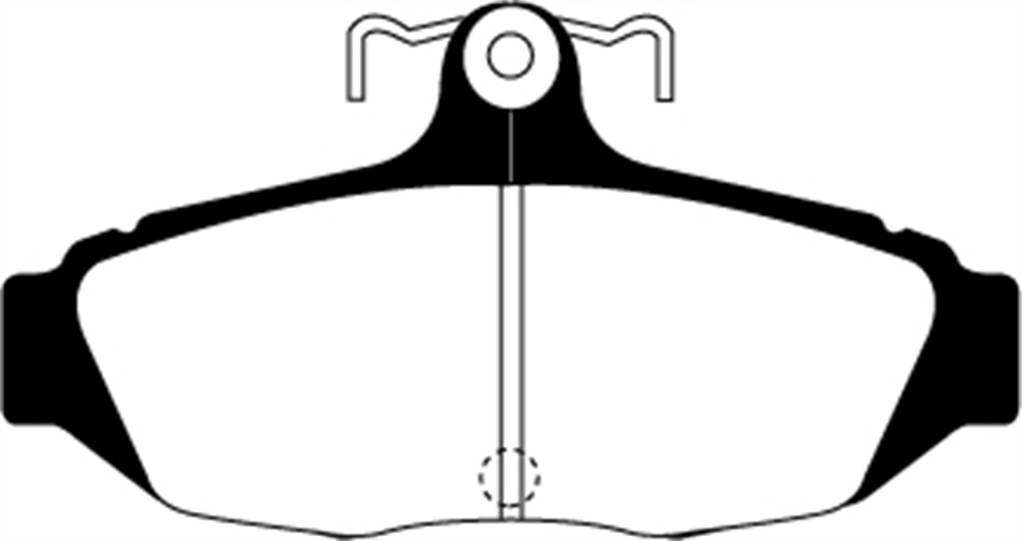 EBC DP21172 Greenstuff 2000 Series Sport Brake Pads