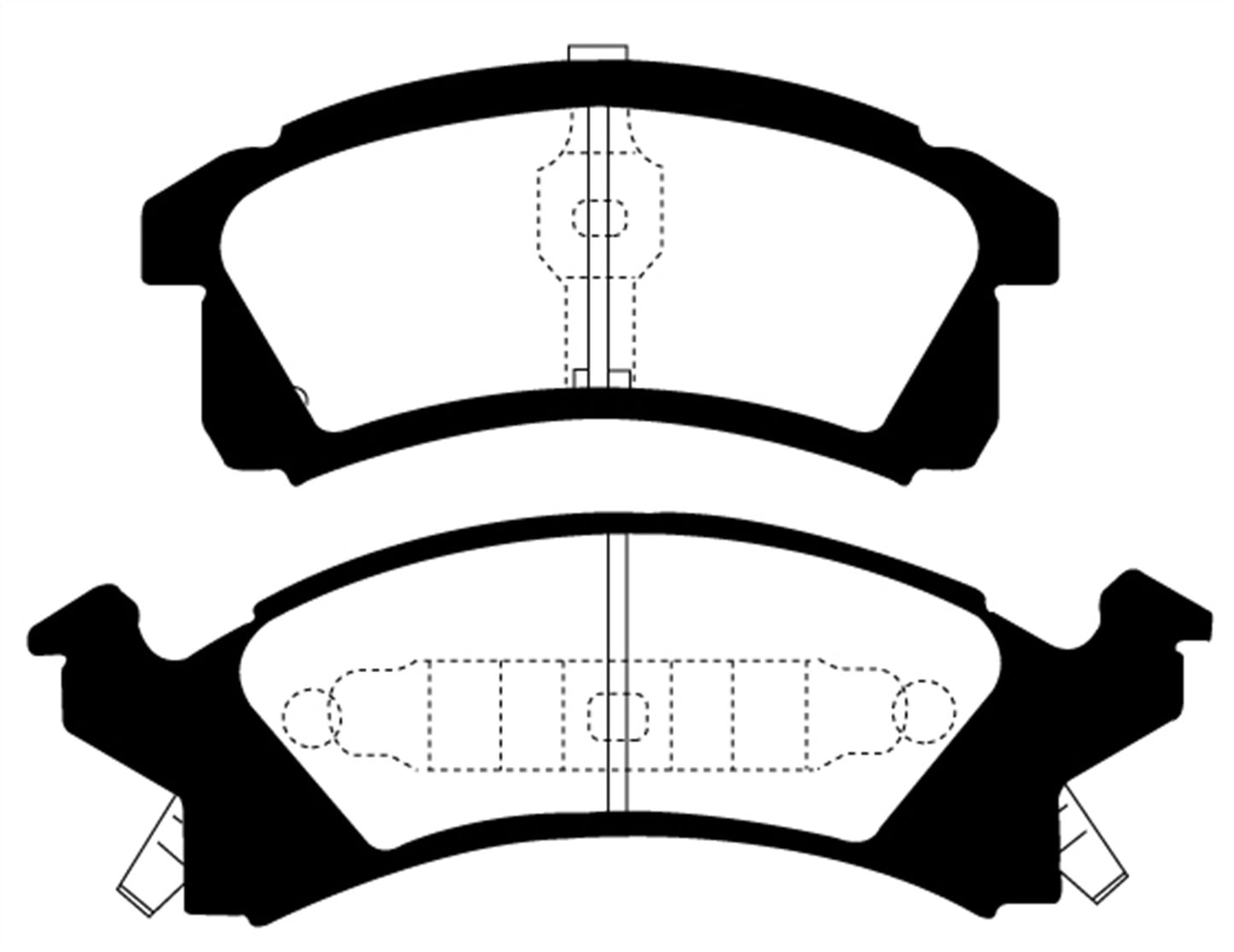 EBC DP21174 Greenstuff 2000 Series Sport Brake Pads