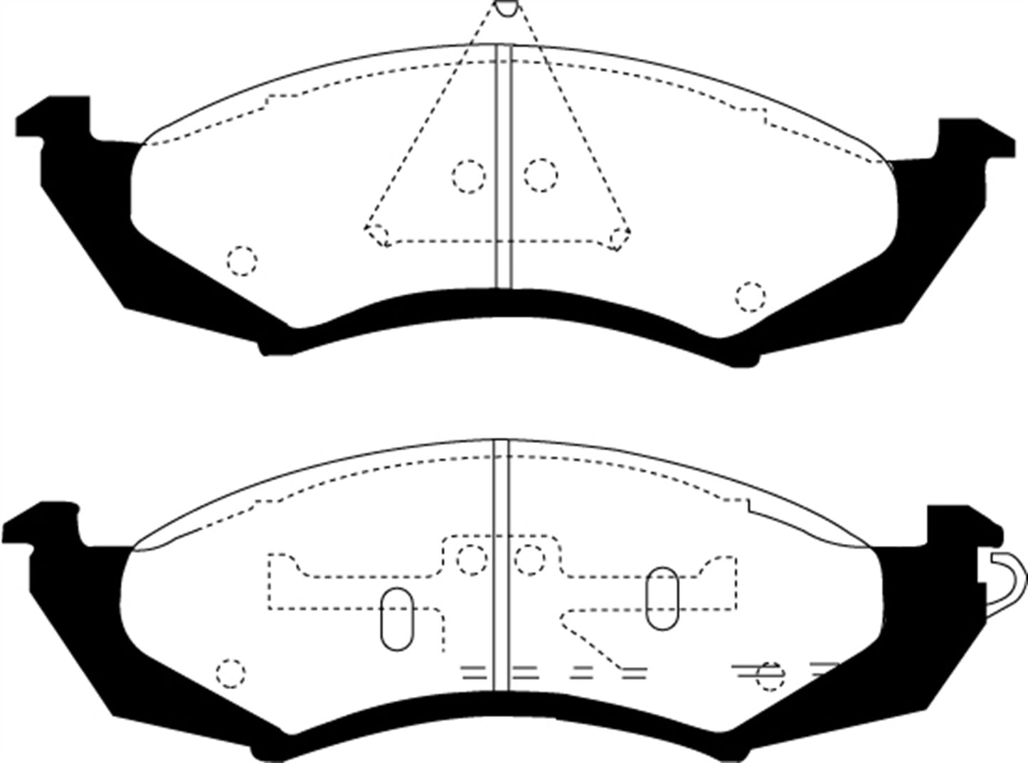 EBC DP21180 Greenstuff 2000 Series Sport Brake Pads