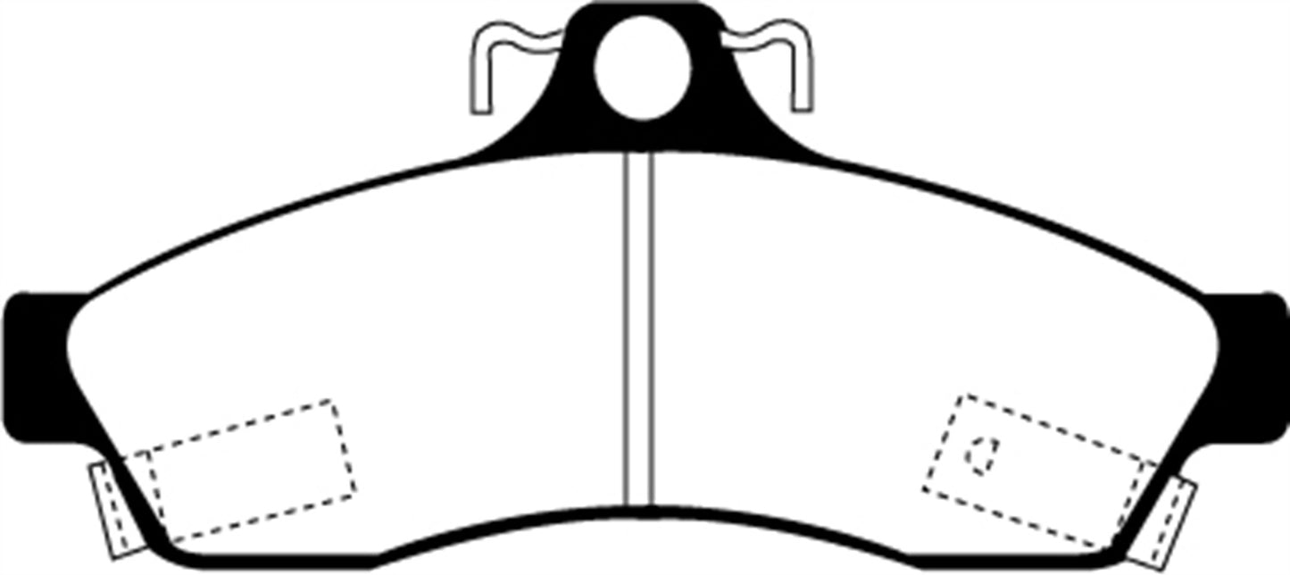 EBC DP21181 Greenstuff 2000 Series Sport Brake Pads