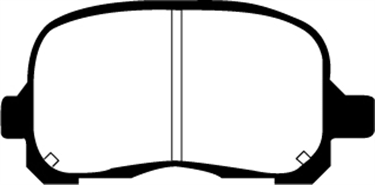 EBC DP21195 Greenstuff 2000 Series Sport Brake Pads