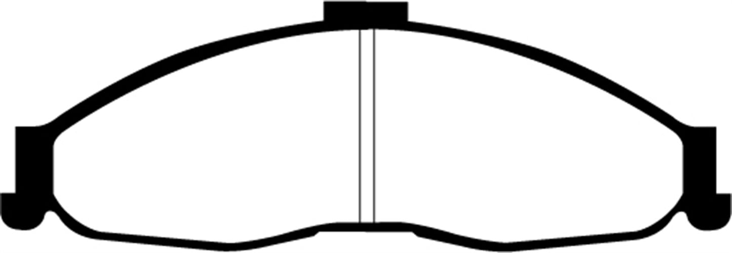 EBC DP21239 Greenstuff 2000 Series Sport Brake Pads