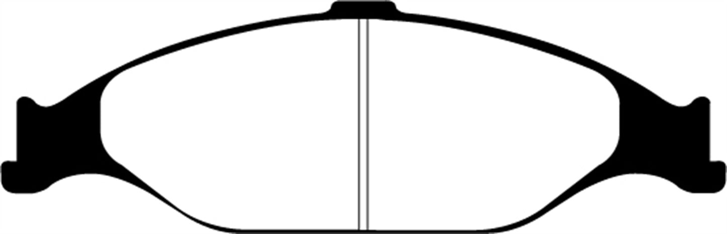 EBC DP21242 Greenstuff 2000 Series Sport Brake Pads