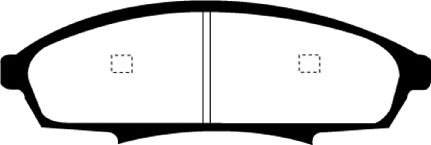 EBC DP21252 Greenstuff 2000 Series Sport Brake Pads