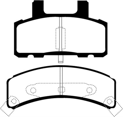 EBC DP21273 Greenstuff 2000 Series Sport Brake Pads