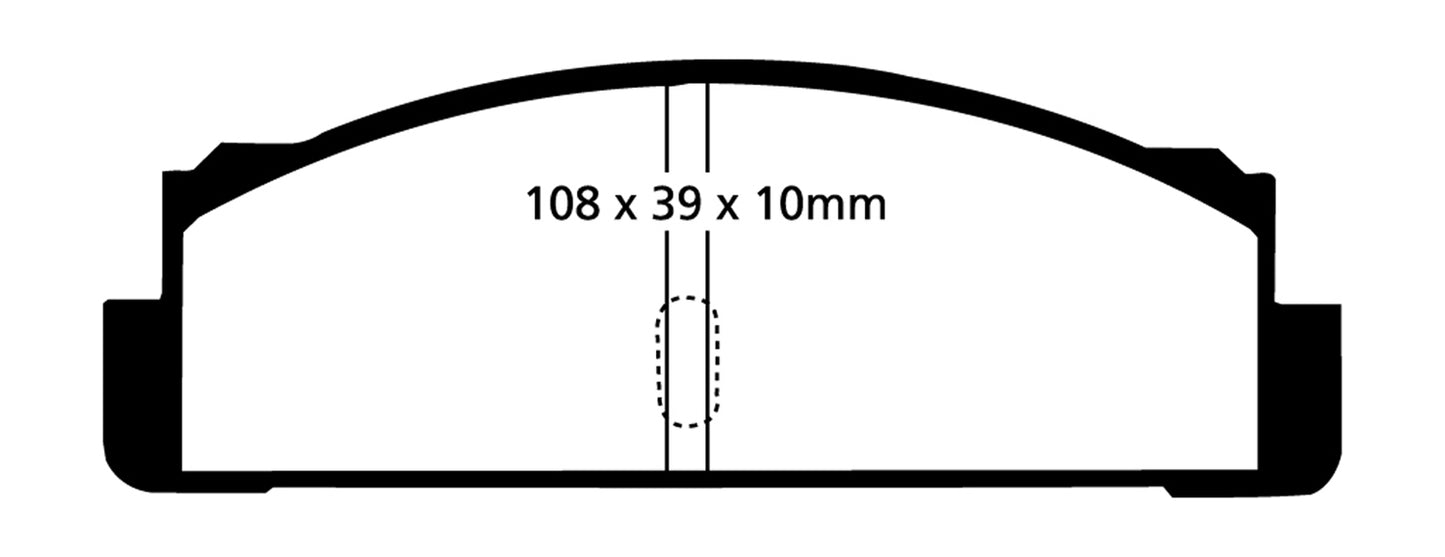 EBC DP2130 Greenstuff 2000 Series Sport Brake Pads
