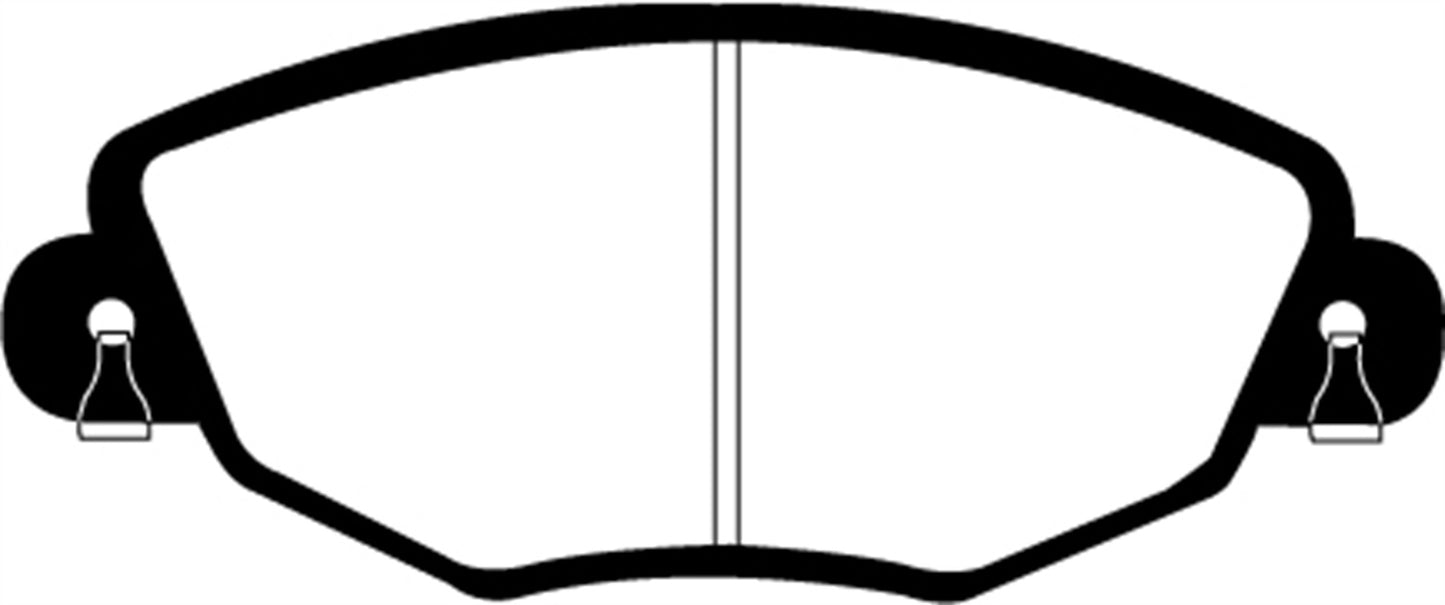 EBC DP21322 Greenstuff 2000 Series Sport Brake Pads