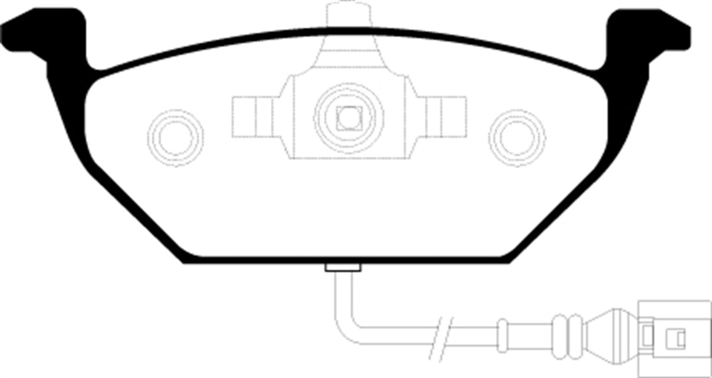 EBC DP21329 Greenstuff 2000 Series Sport Brake Pads