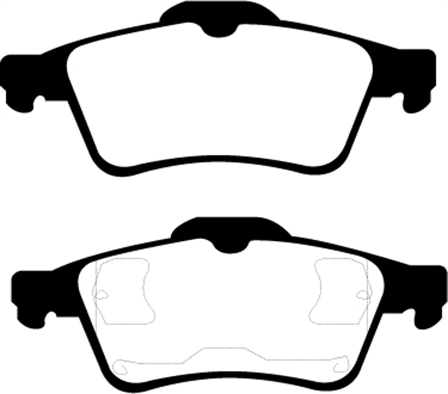 EBC DP21354 Greenstuff 2000 Series Sport Brake Pads