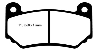 EBC DP21377 Greenstuff 2000 Series Sport Brake Pads