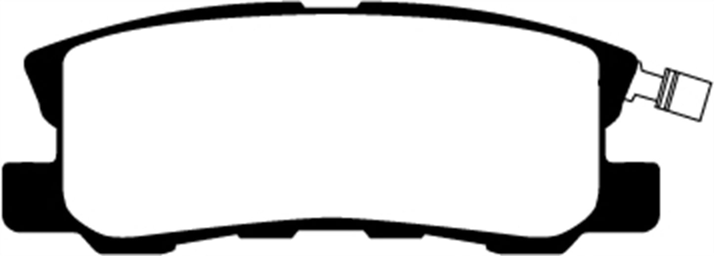 EBC DP21407 Greenstuff 2000 Series Sport Brake Pads
