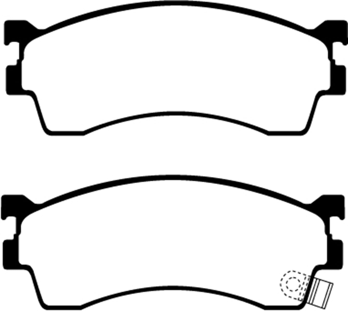 EBC DP21409 Greenstuff 2000 Series Sport Brake Pads