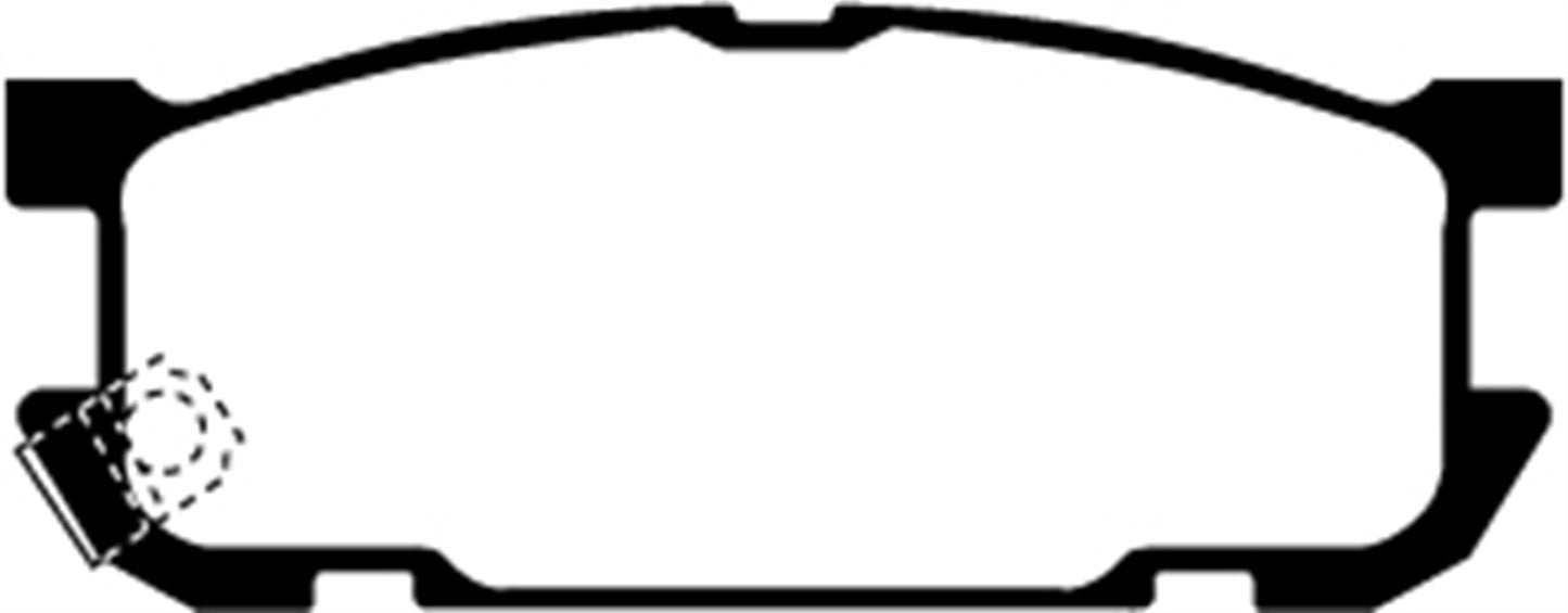 EBC DP21453 Greenstuff 2000 Series Sport Brake Pads