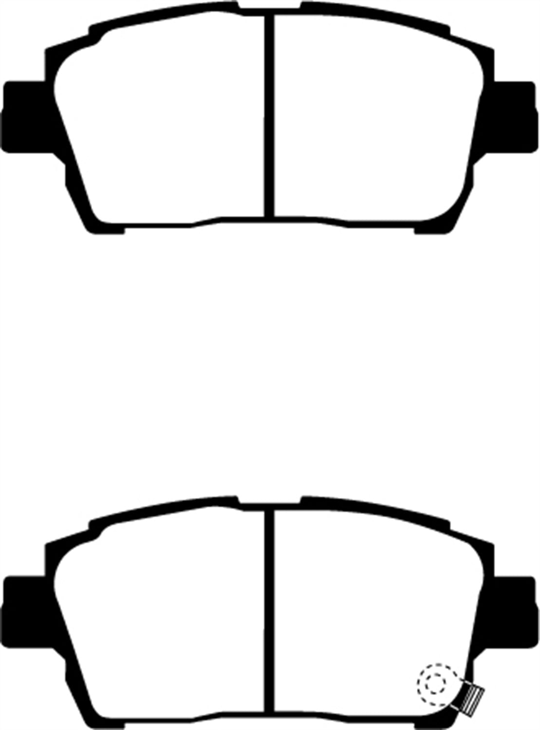 EBC DP21459 Greenstuff 2000 Series Sport Brake Pads