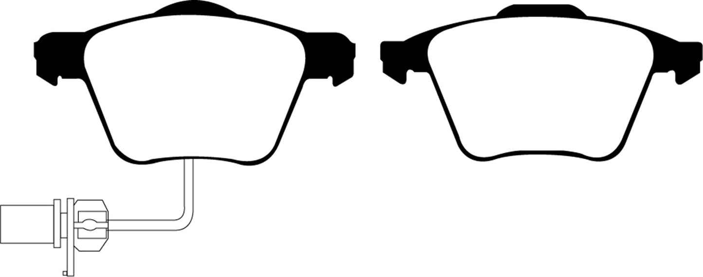 EBC DP21495 Greenstuff 2000 Series Sport Brake Pads