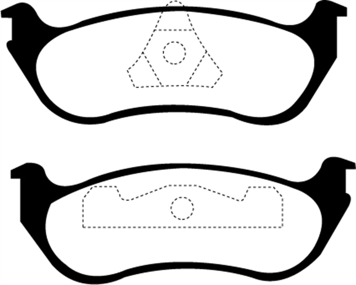 EBC DP21627 Greenstuff 2000 Series Sport Brake Pads