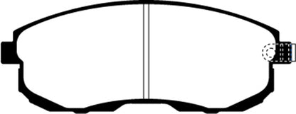 EBC DP21636 Greenstuff 2000 Series Sport Brake Pads
