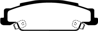 EBC DP21646 Greenstuff 2000 Series Sport Brake Pads