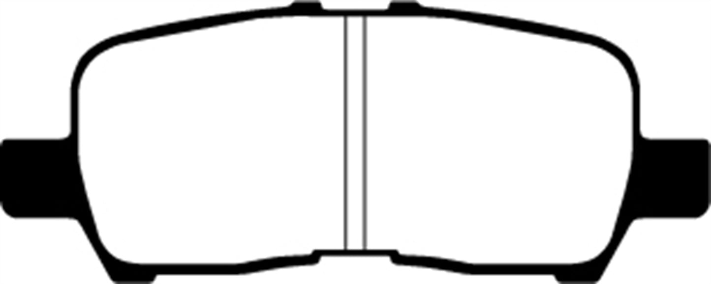 EBC DP21684 Greenstuff 2000 Series Sport Brake Pads