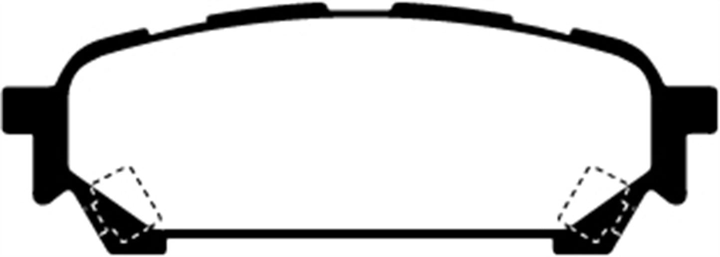 EBC DP21687 Greenstuff 2000 Series Sport Brake Pads