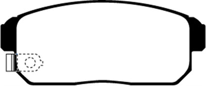 EBC DP21691 Greenstuff 2000 Series Sport Brake Pads