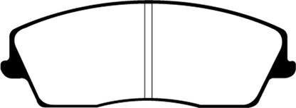 EBC DP21723 Greenstuff 2000 Series Sport Brake Pads