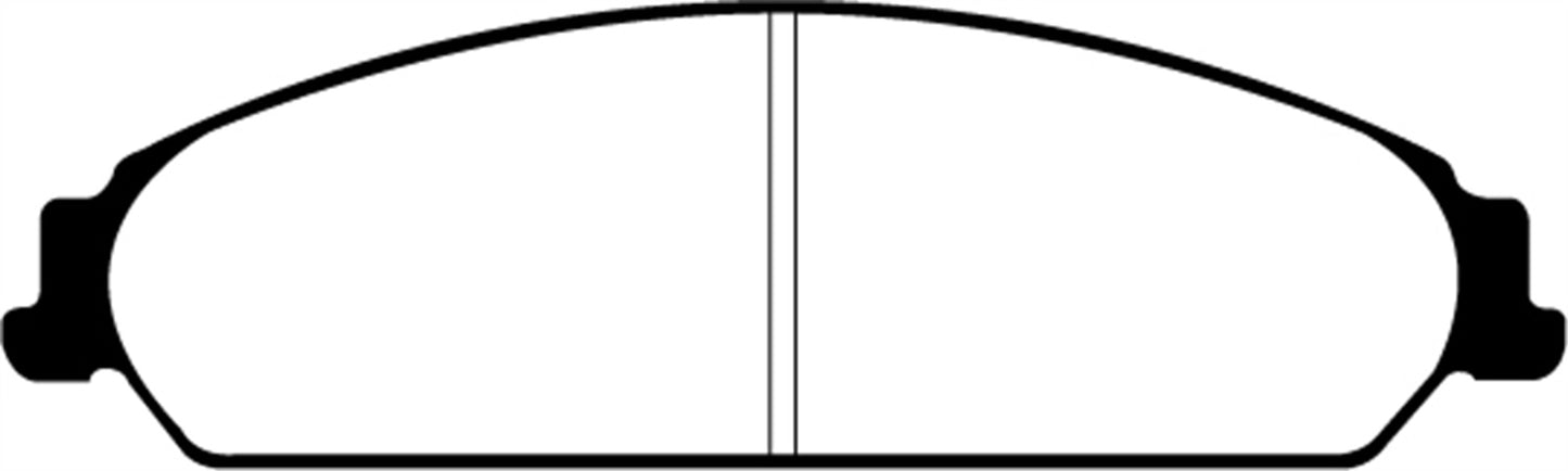 EBC DP21724 Greenstuff 2000 Series Sport Brake Pads