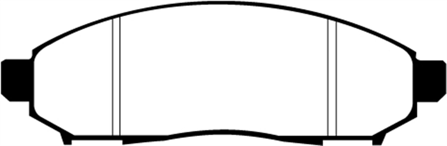 EBC DP21747 Greenstuff 2000 Series Sport Brake Pads