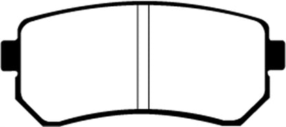 EBC DP21769 Greenstuff 2000 Series Sport Brake Pads