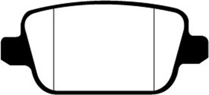 EBC DP21933 Greenstuff 2000 Series Sport Brake Pads