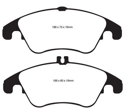 EBC DP21991 Greenstuff 2000 Series Sport Brake Pads
