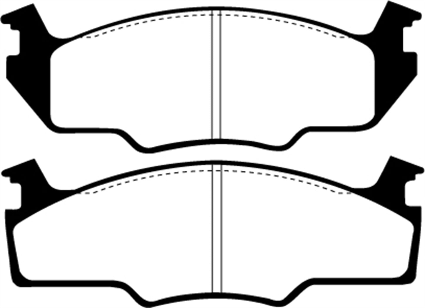 EBC DP2366 Greenstuff 2000 Series Sport Brake Pads