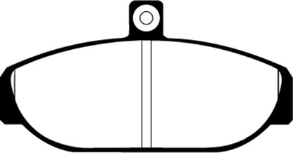 EBC DP2435 Greenstuff 2000 Series Sport Brake Pads