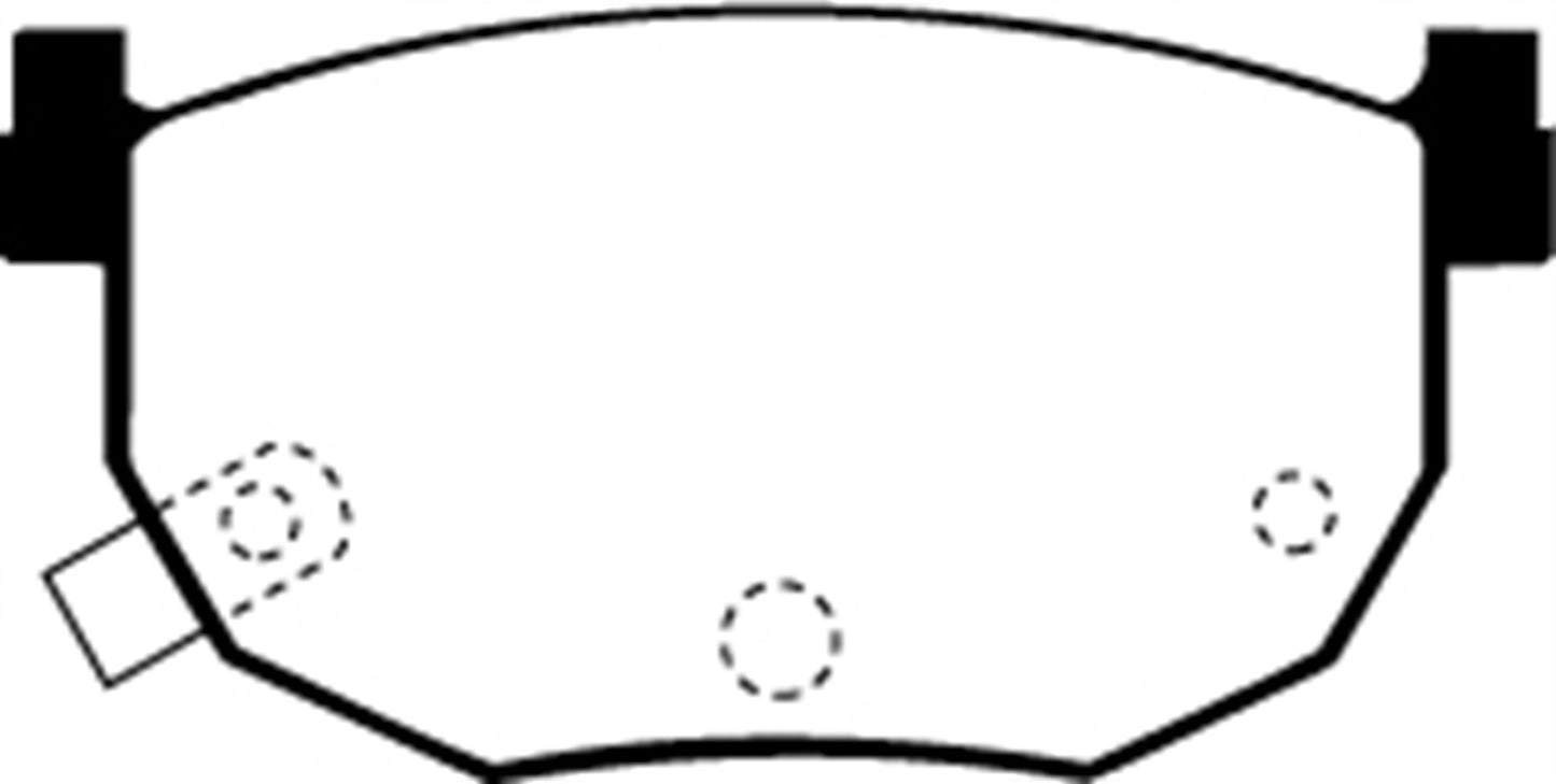 EBC DP2528 Greenstuff 2000 Series Sport Brake Pads