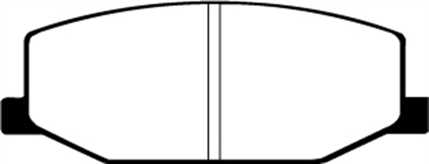 EBC DP2534 Greenstuff 2000 Series Sport Brake Pads