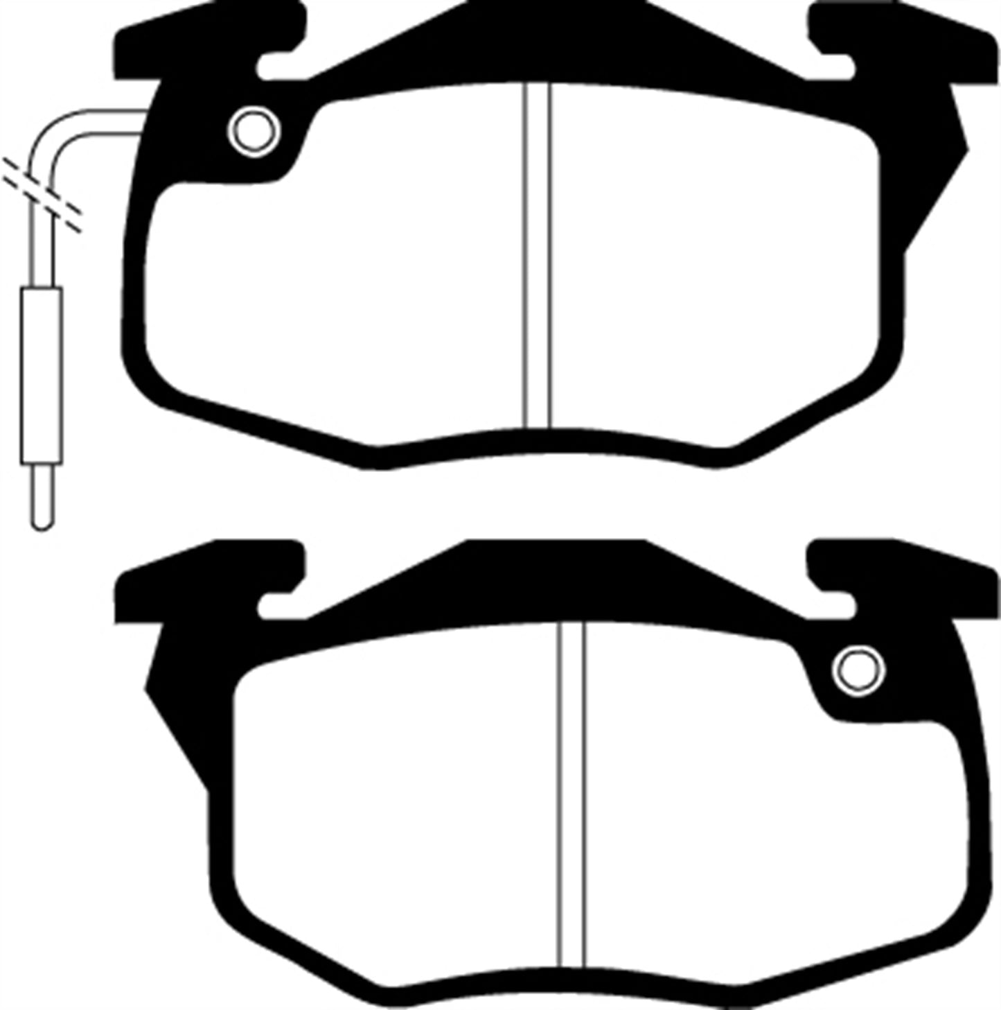 EBC DP2545 Greenstuff 2000 Series Sport Brake Pads