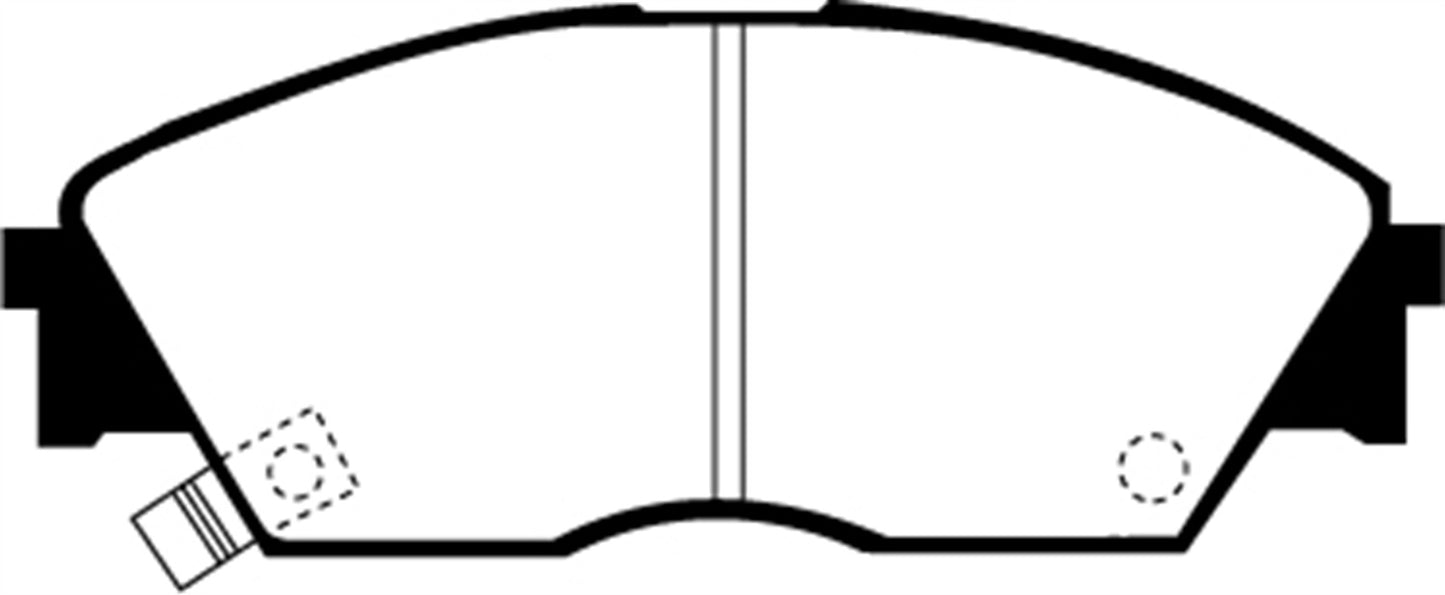EBC DP2706 Greenstuff 2000 Series Sport Brake Pads