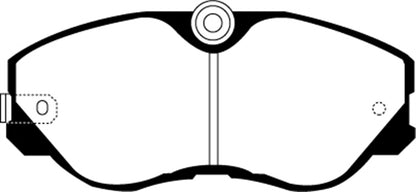 EBC DP2736 Greenstuff 2000 Series Sport Brake Pads